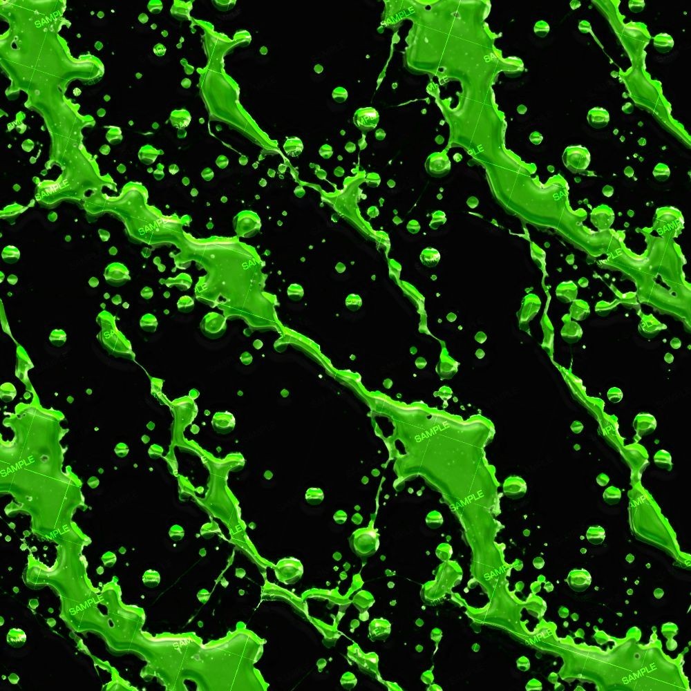Green Paint Spatter 42 – 16″ x 48″ Hydrographic Film Hydro Dipping