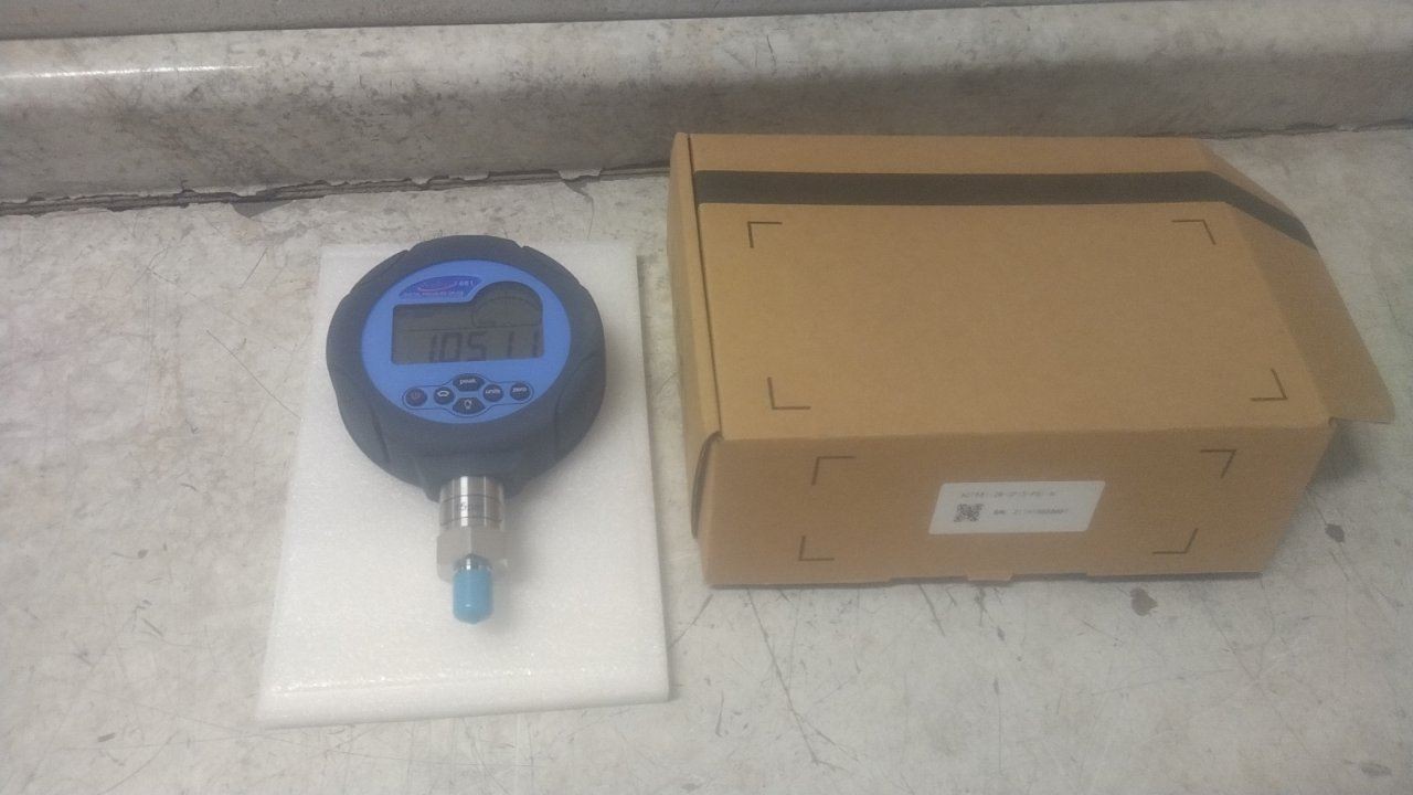 Additel ADT681-20-GP15-PSI-N 3.5 In Dial Size 0 to 15 PSI Digital Pressure Gauge