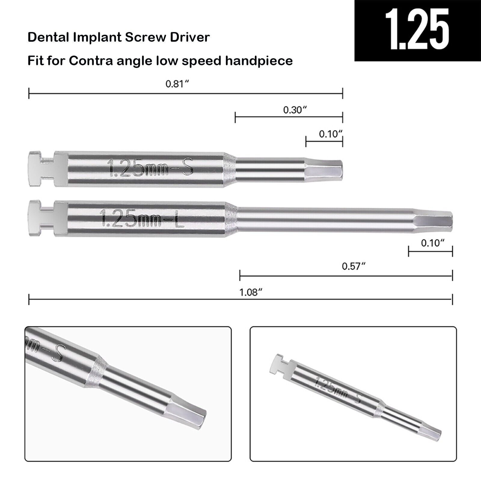 Dental SD 16PCS Drivers Torque Drivers Torque Wrench Handpiece Surgident Adapter