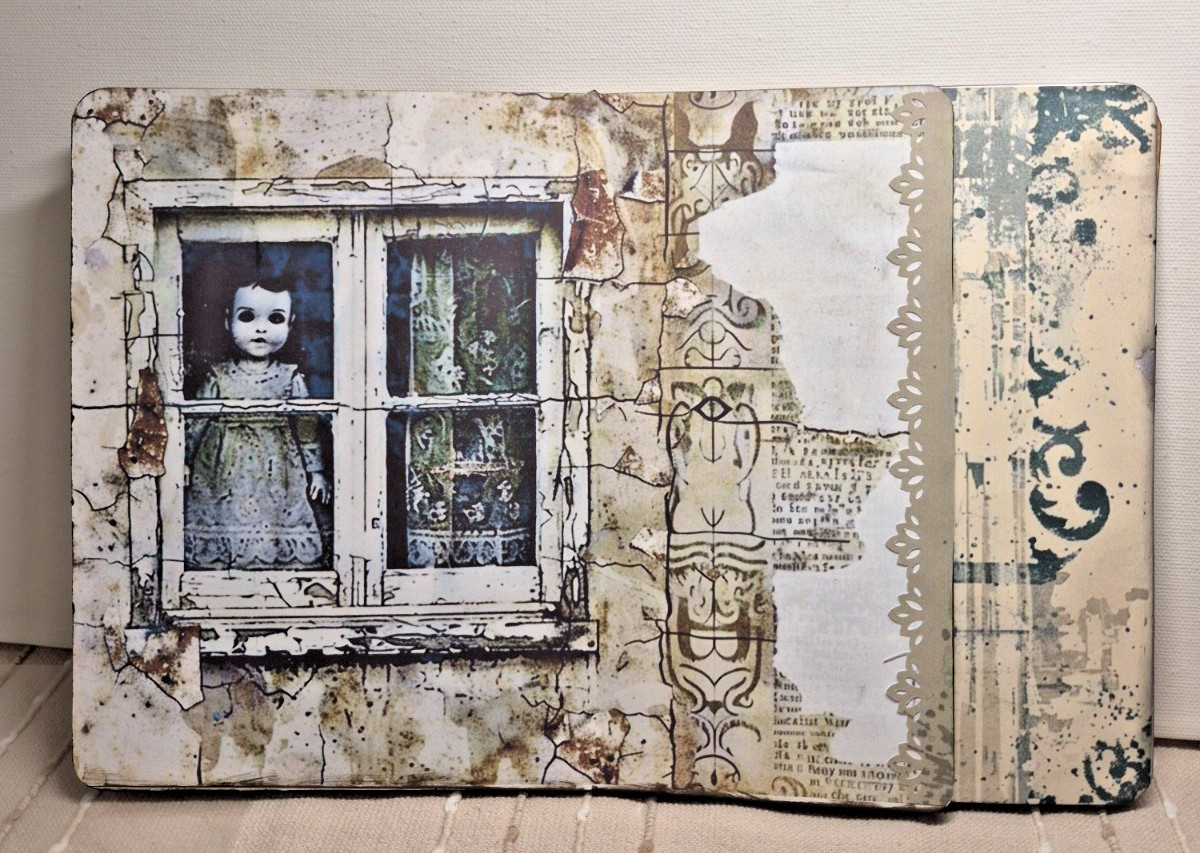 Junk Journal THROUGH THE ATTIC WINDOWS