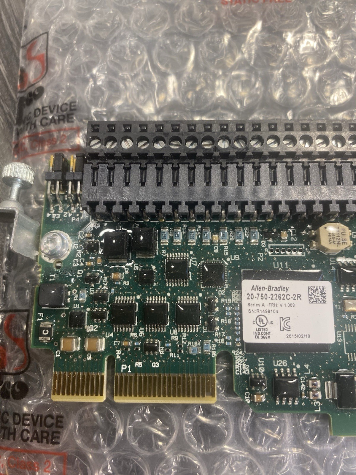 Allen Bradley 20-750-2262C-2R Series A PowerFlex 750 24V I/O Module – USA