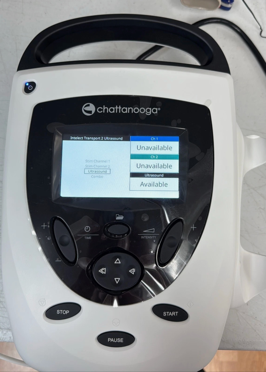 Genuine New Chattanooga Intelect Transp. Ultrasound Unit with 5cm Soundhead 2782