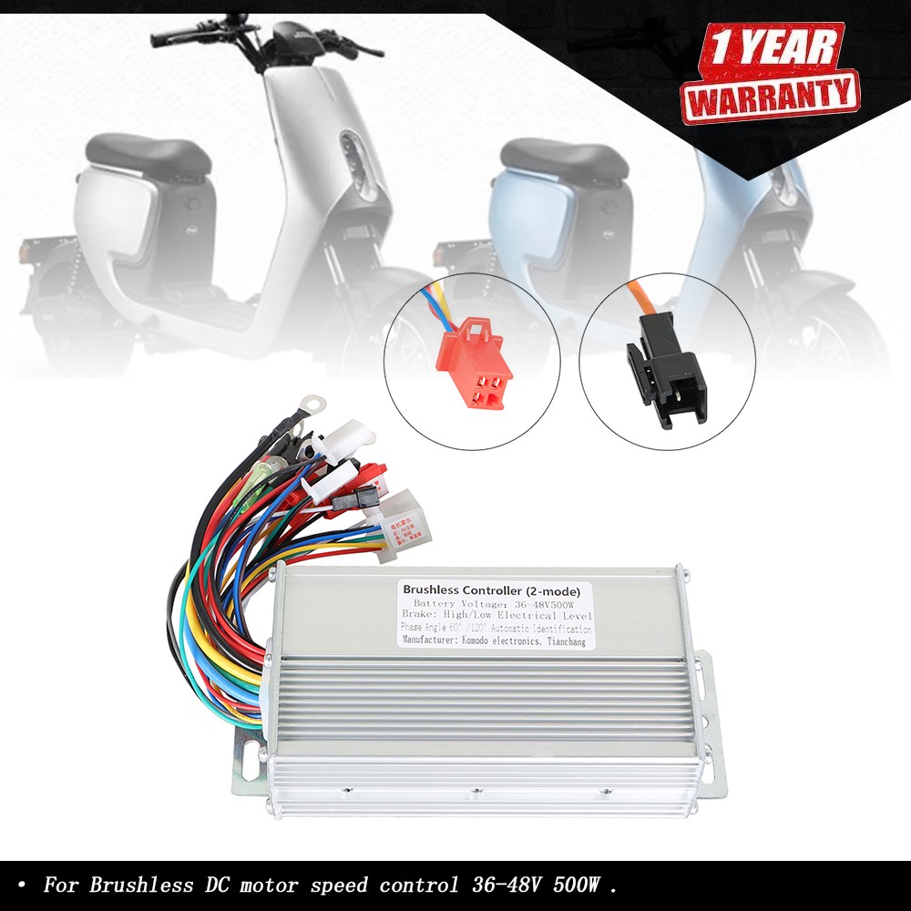 DC Brushless Motor Speed Controller For Electric E-bike Scooter 36/48V 500W New