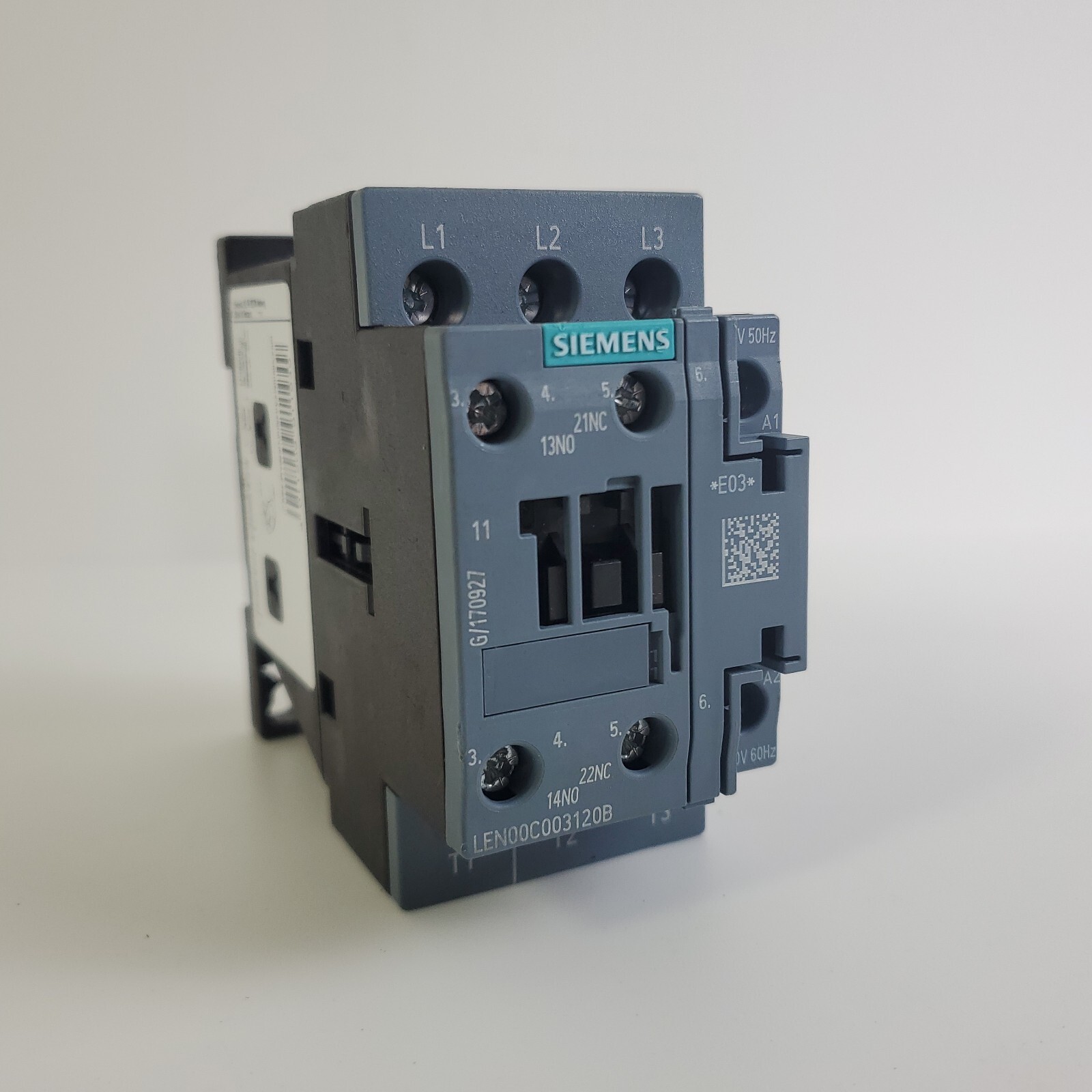 Siemens LEN00C003120B Contactor 110V 50Hz 120V 60Hz 30A