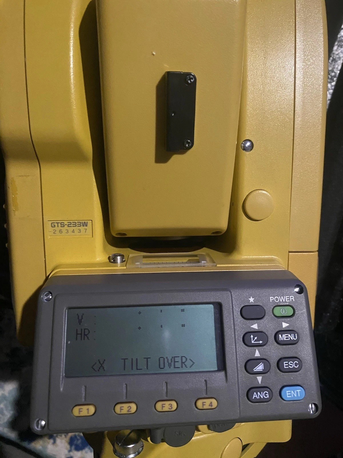 TOPCON GTS-233W ( GTS-230W Series) 3” Electronic Total Station W/ Case & Charger