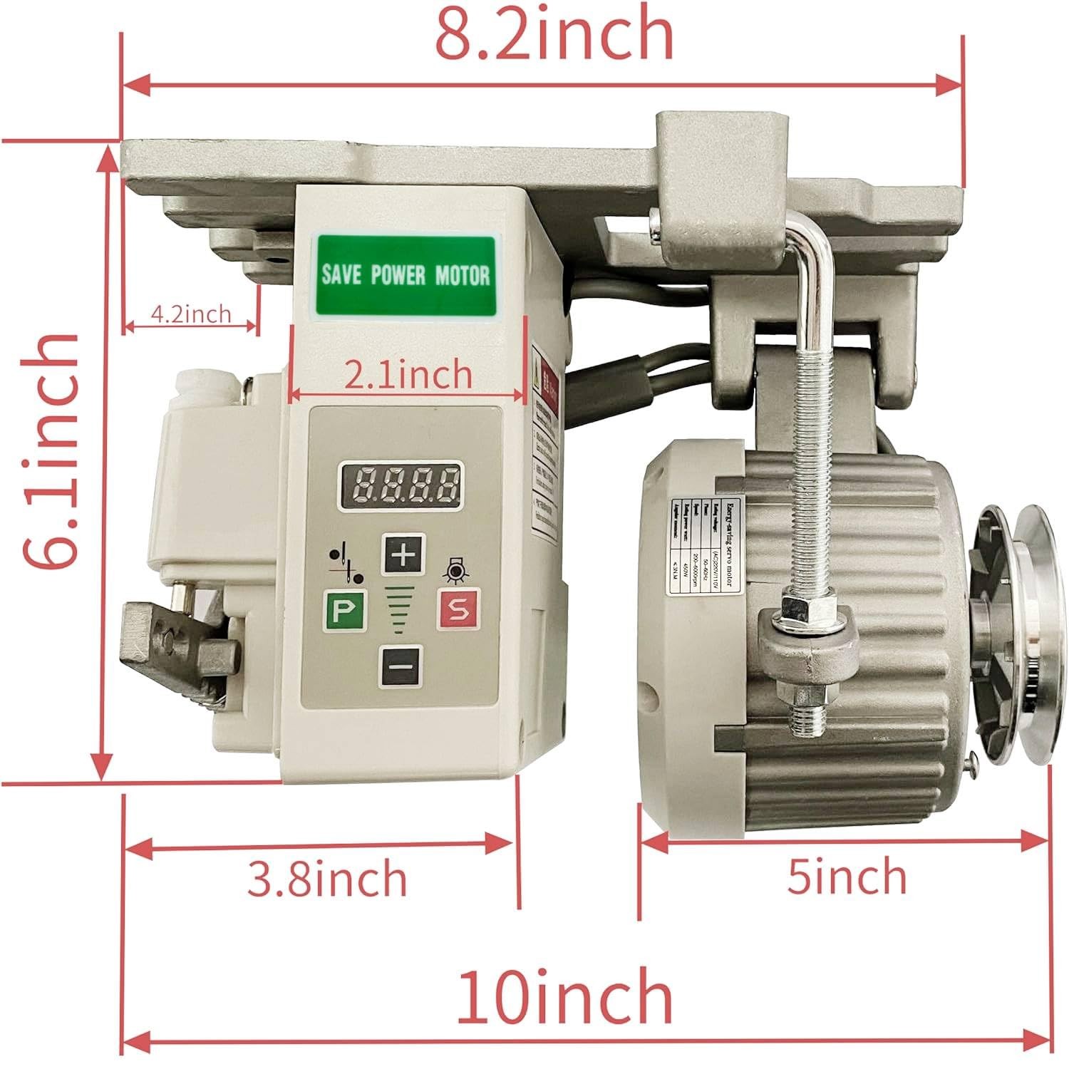Sewing Machine Motor AC110V Industrial Brushless Servo with 750W