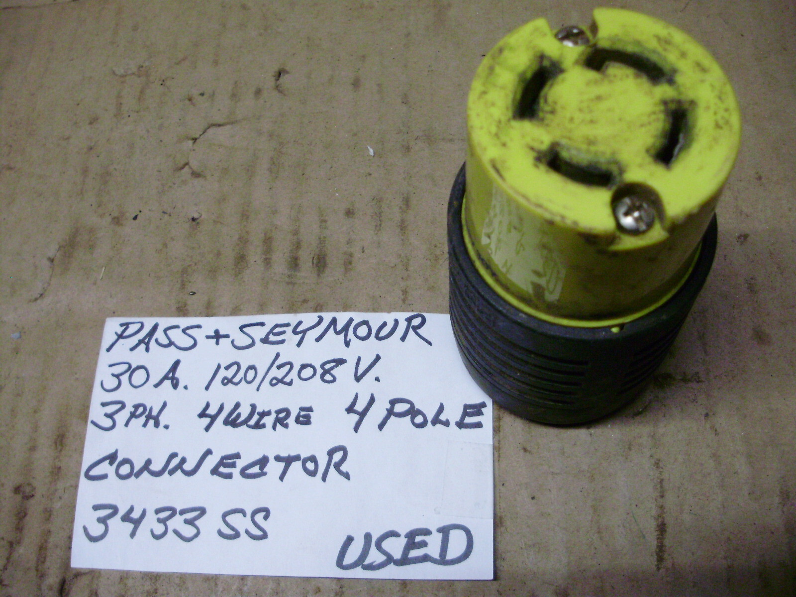 Cord Plugs & Connectors, Male & Female, Hubbell, Legrand, GE, Pass & Seymour