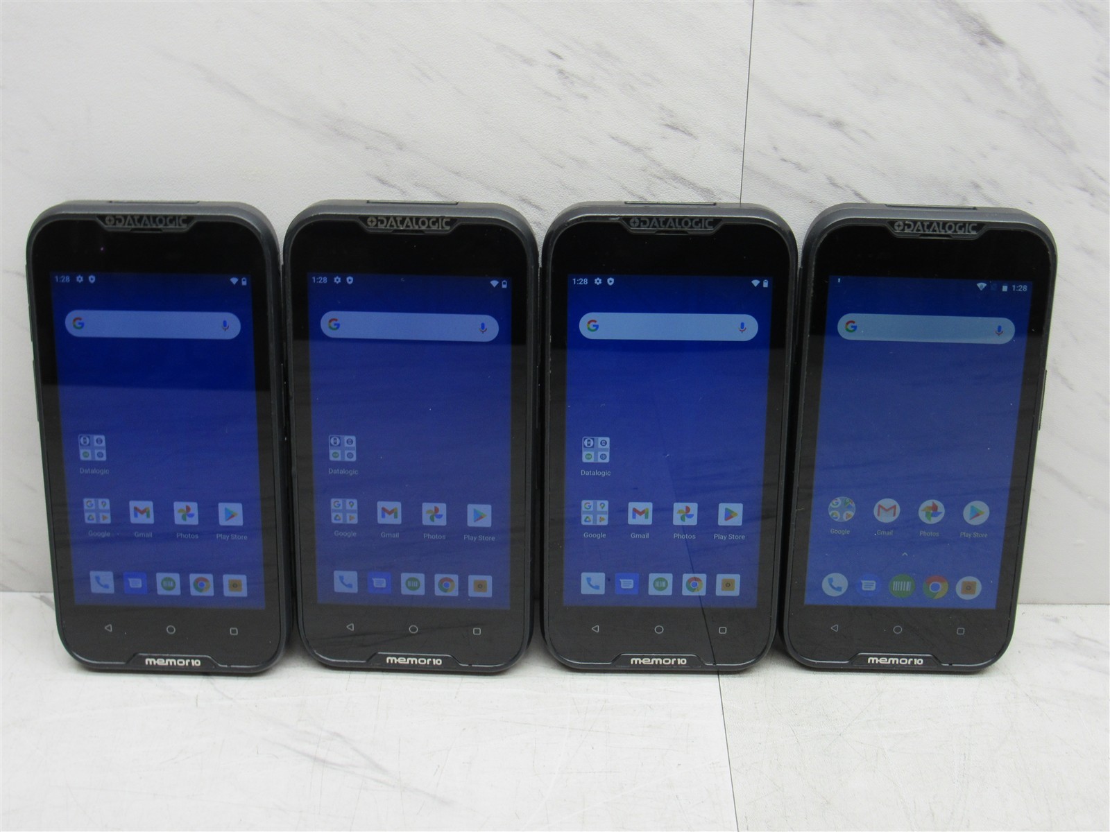 4 LOT Datalogic Memor 10 Mobile Computer 944350004 Android 10 & 8.1 with Battery