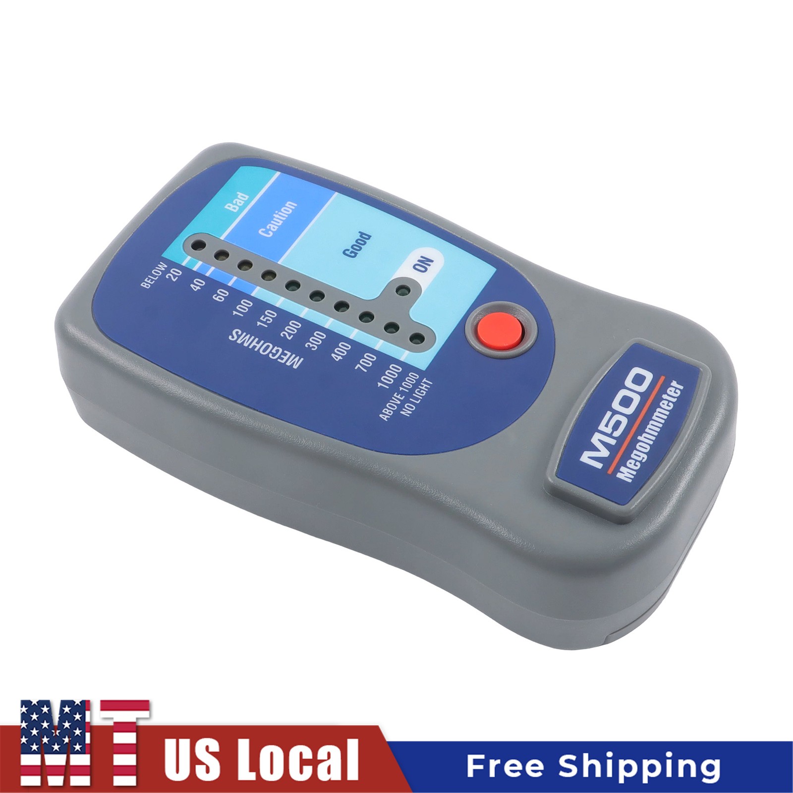 Digital M500 Insulation Tester, Megohmmeter & Compressor Tester for HVAC