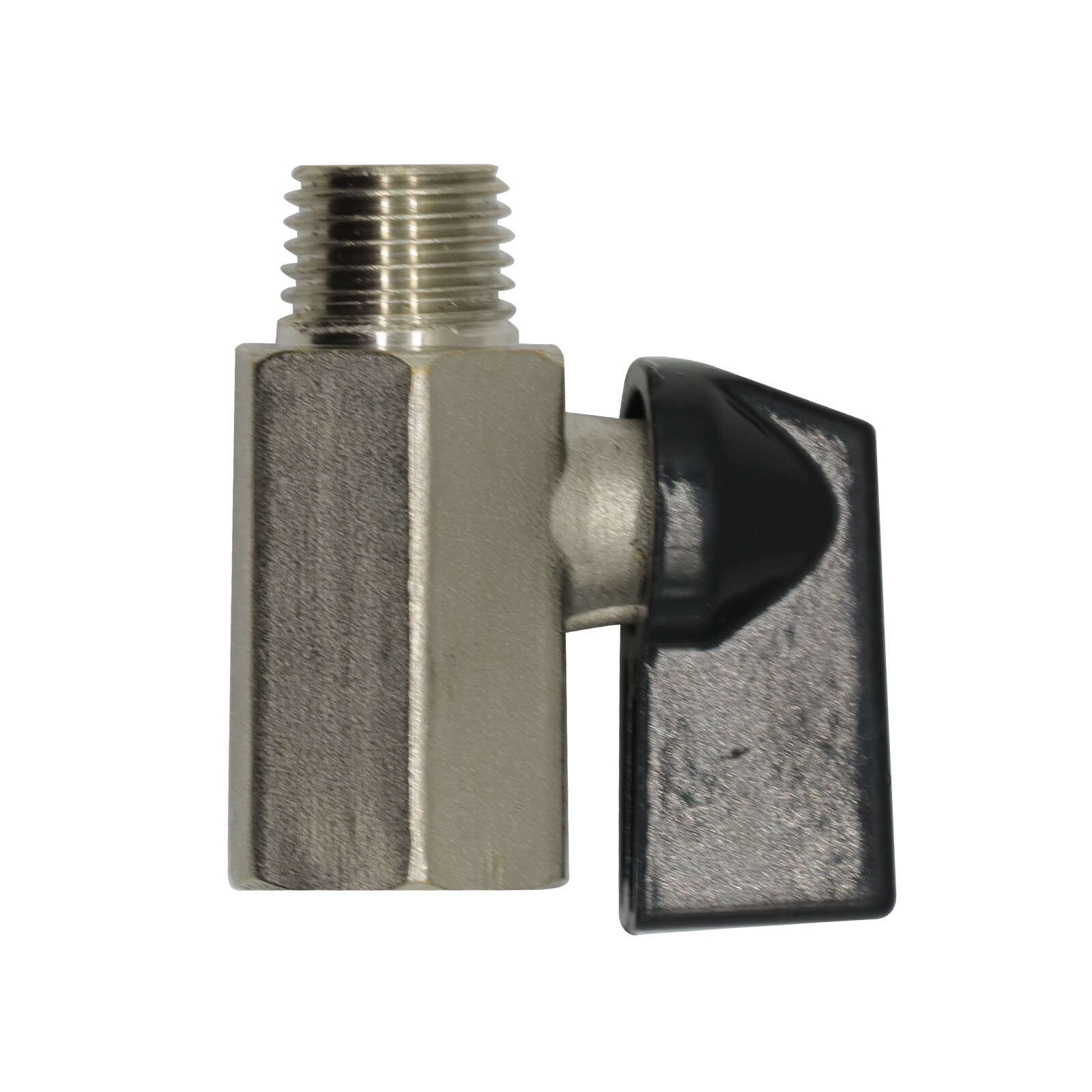 Mini Ball Valve 1/8″ Male X Female NPT Chrome Plated Brass Body 450 psi M X F
