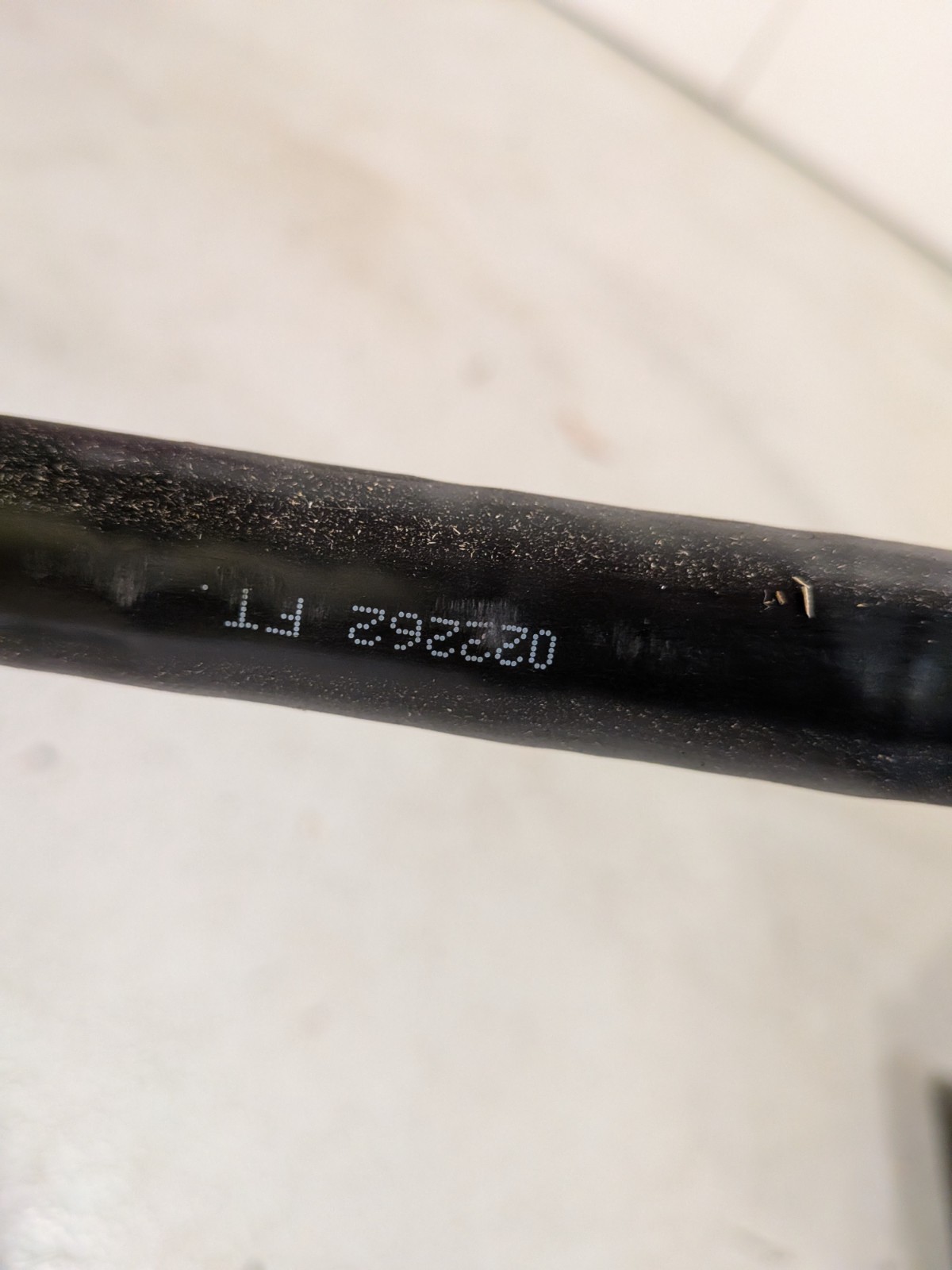 83′ 1/0 AWG Type MV-105 Medium Voltage Power Cable PVC Jacket 5KV/8KV