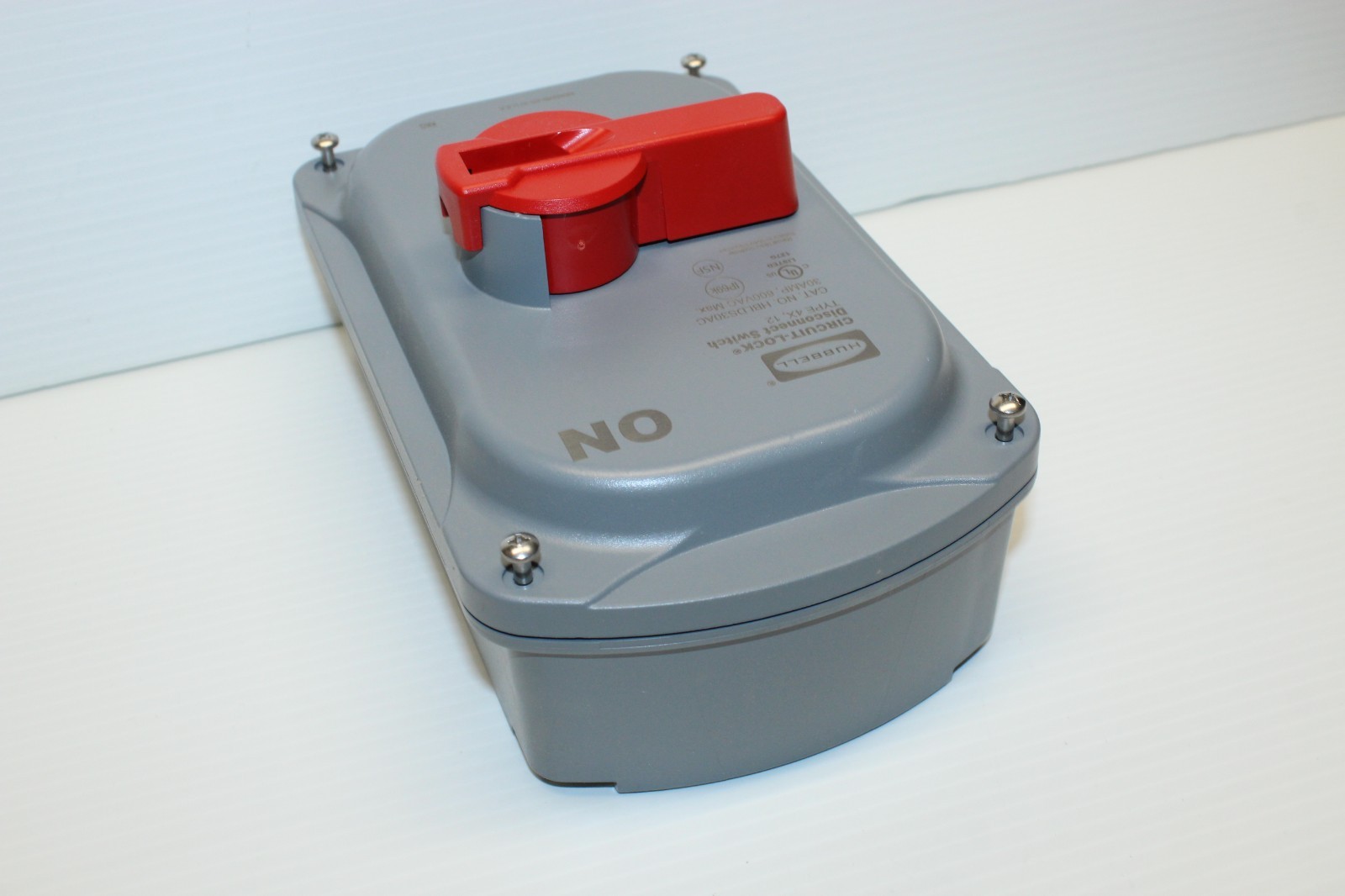 Hubbell Wiring Device-Kellems Hblds30ac Disconnect Switch, Nonfusible, 3Pst,