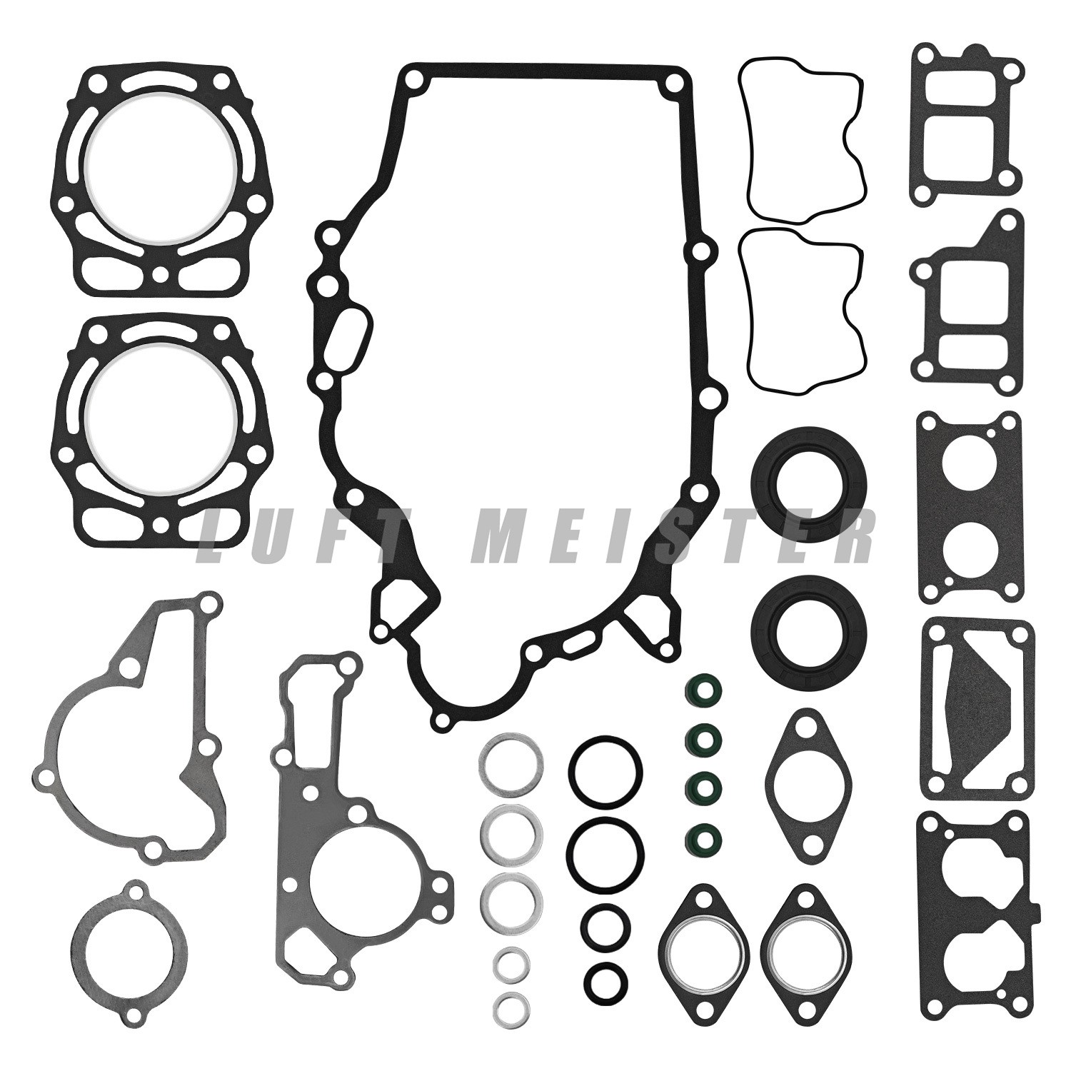 For John Deere 445 425 F911 Kawasaki FD620 D FD661 D Engine Rebuild Gasket Set