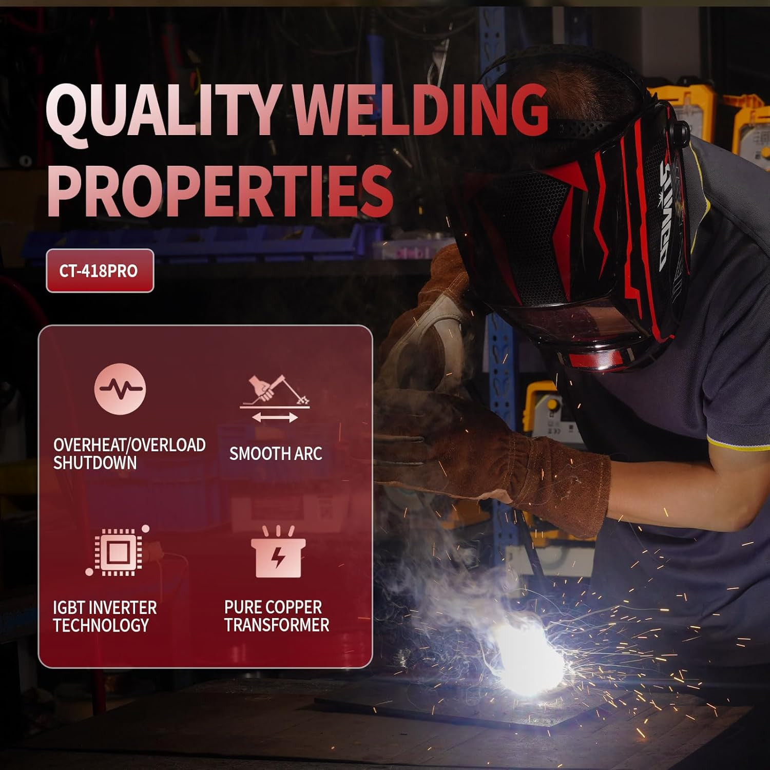 Plasma Cutter Welder Combo Gas Mig/Gasless MIG/HF Tig/Stick/Cut 5 in 1 Aluminum
