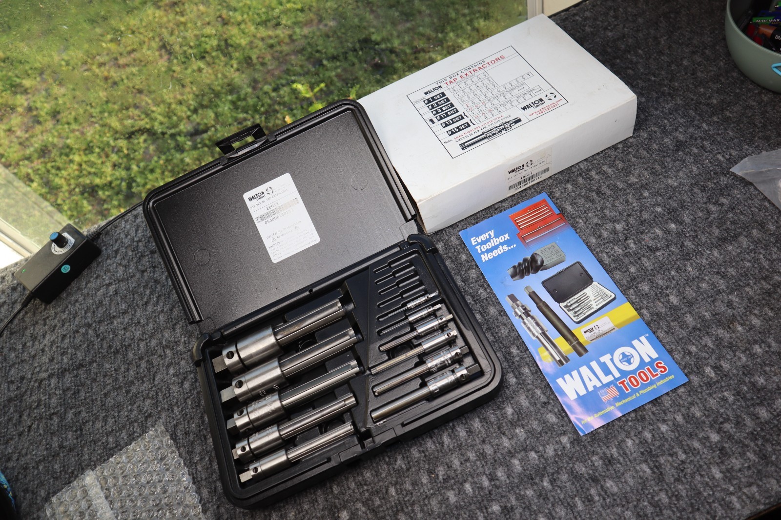 Walton Tools #11 Set of Tap Extractors 18011 11 Piece Set Flute Style New Case