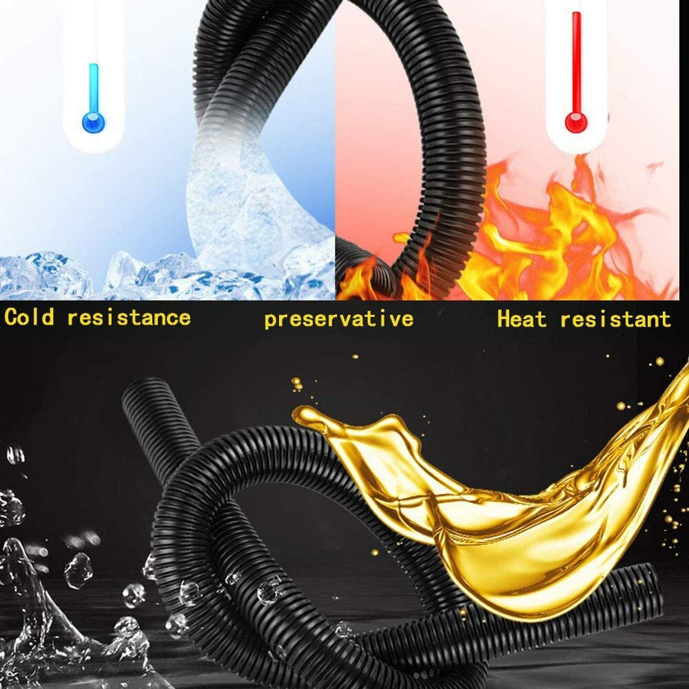 Split Cable Sleeves Wire Loom Automotive Harness Wrap Home Cable Management Lot