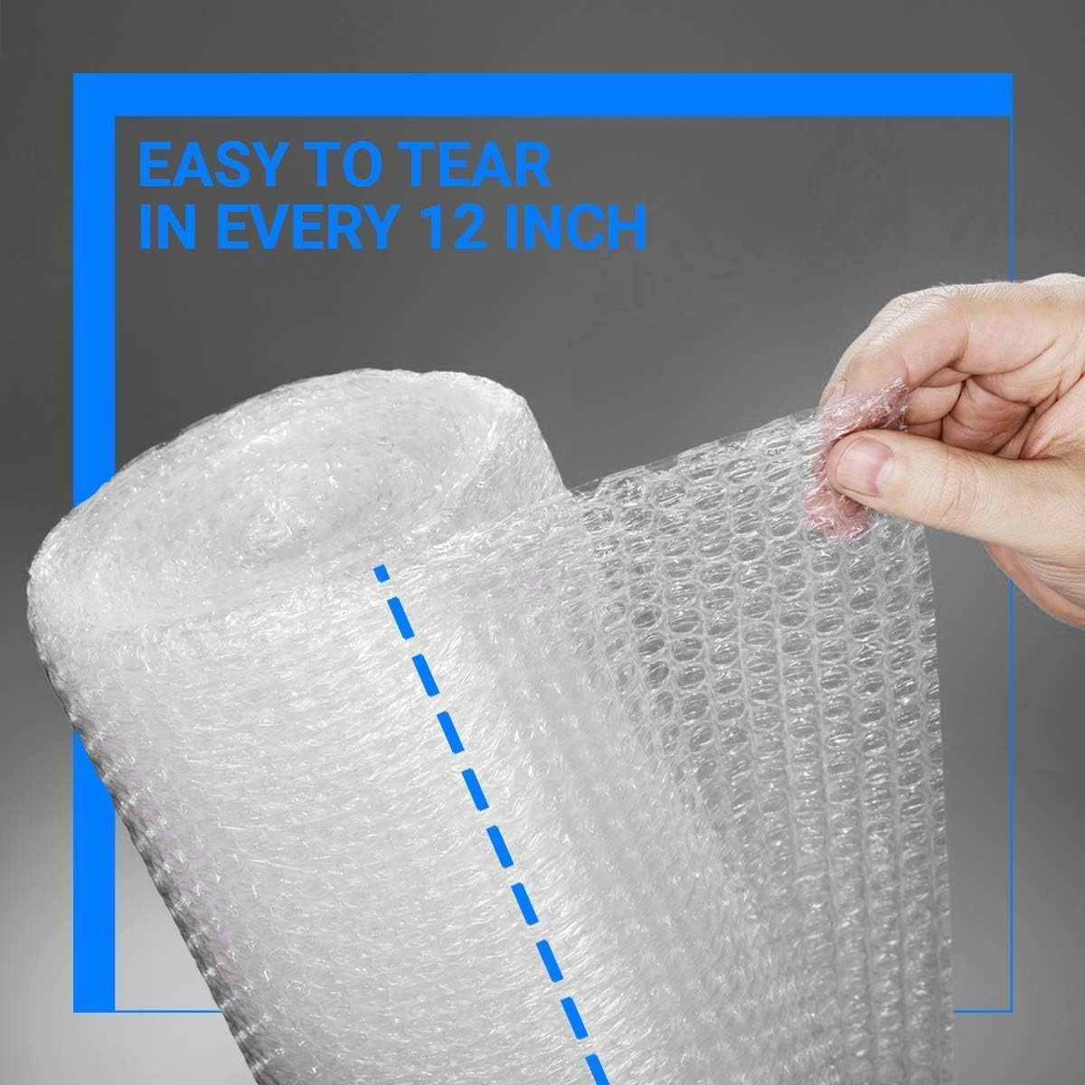 Bubble Cushioning Wrap Pacific Mailer 5/16 Inch x 12 Inch x 72Feet Total [2 Roll