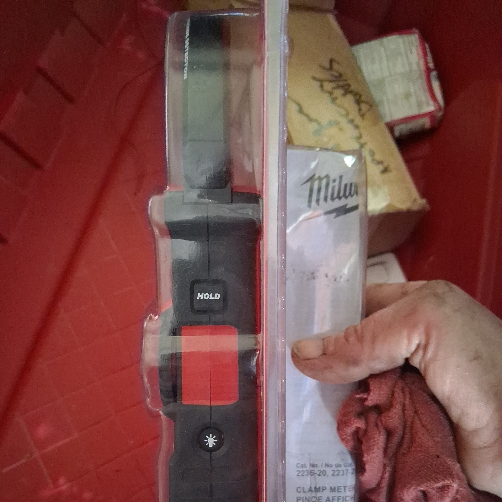 Milwaukee 2236-20 Clamp Meter for HVAC/R – Red