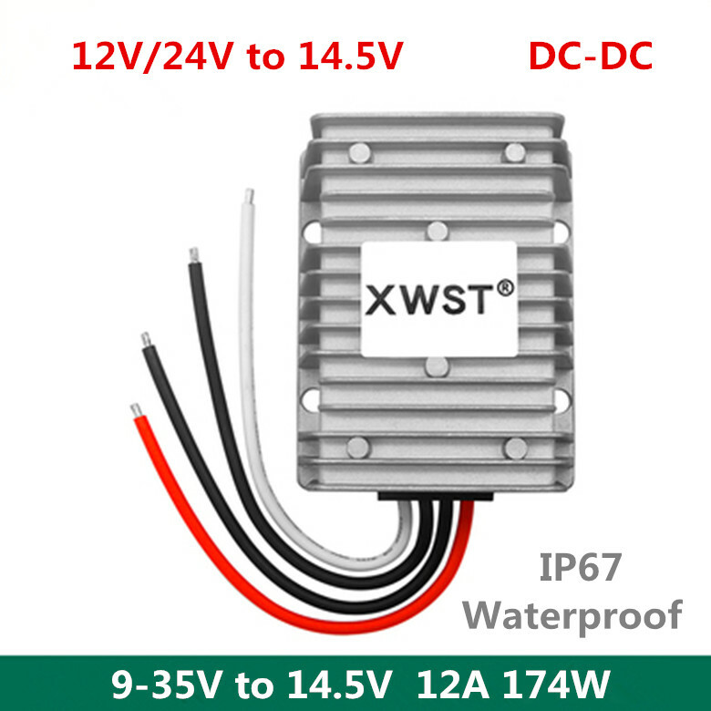 9-35V to 14.5V 12A 174W lithium iron phosphate battery charger DC-DC
