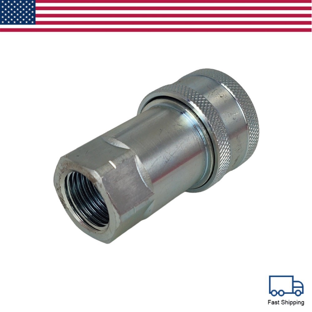 New For Pioneer Style Hydraulic Quick Connect Couplers 2 Sets 1/2″ Ag Poppet US