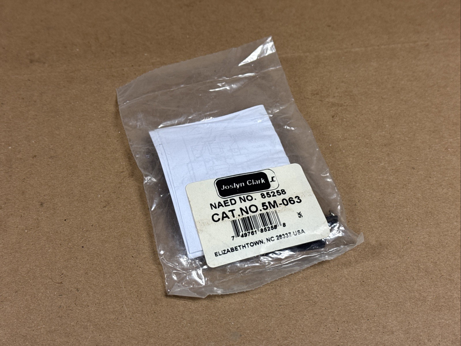 JOSLYN CLARK 5M-063 Auxiliary Contact Block Kit 85258 5M-63 85258 FAST SHIPPING