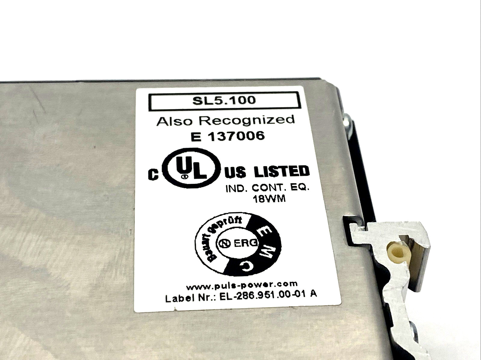 Puls SL5.100 Single Phase DIN Rail Power Supply 115/230VAC 24VDC 5A 120W