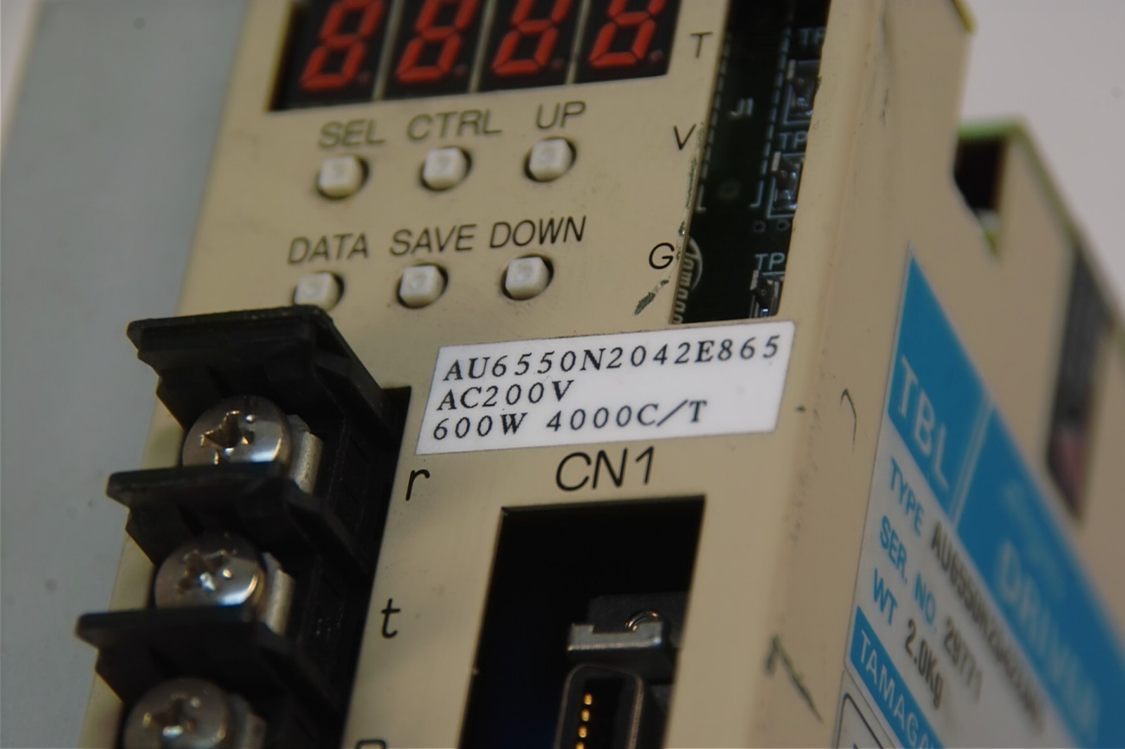 TAMAGAWA TBL DRIVER AU6550N2042E865 AC 200V, 600W ,4000C/T FREE SHIP