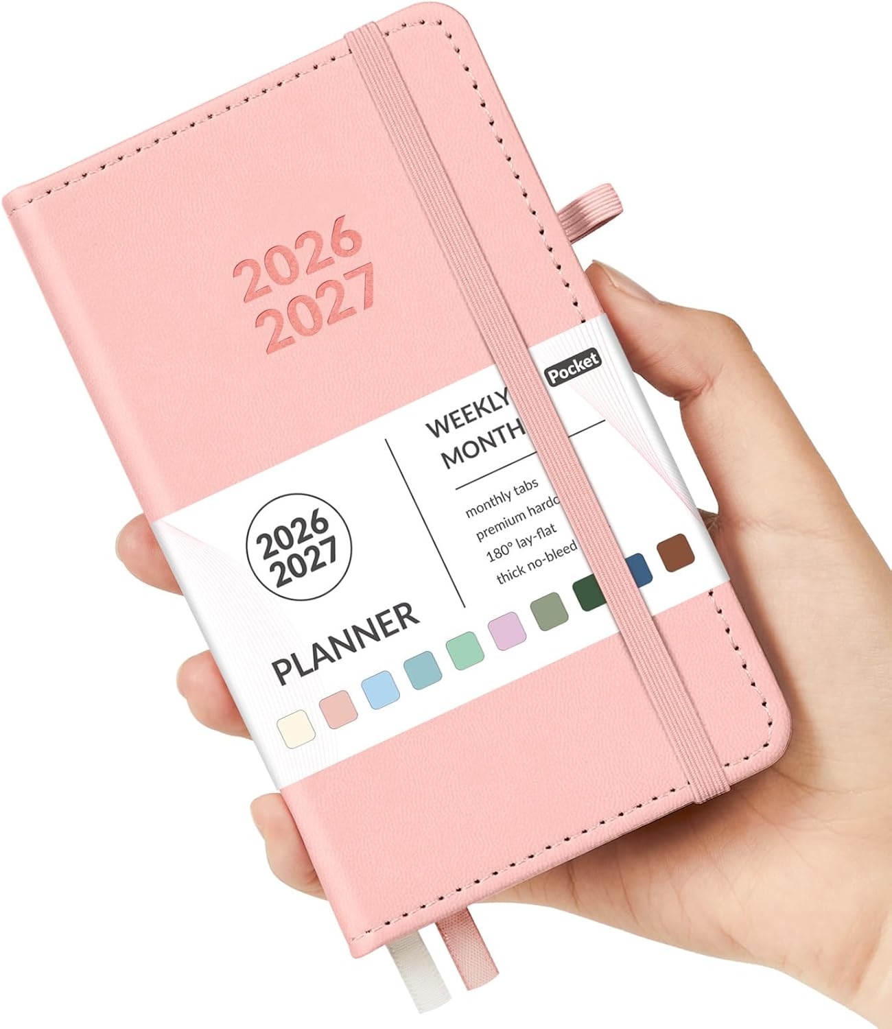 Forvencer Pocket Planner 2026-2027, Weekly Monthly Planners for Purse, 3.5″ X 6″