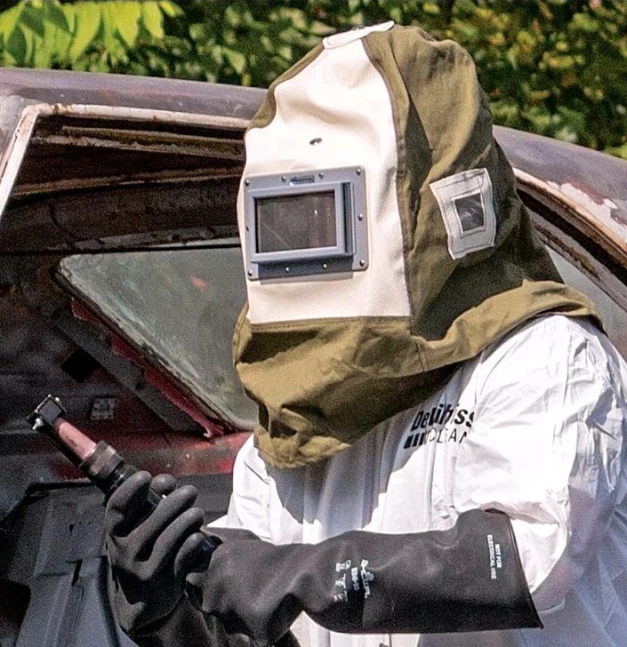 KING Deluxe Abrasive Sandblaster Hood