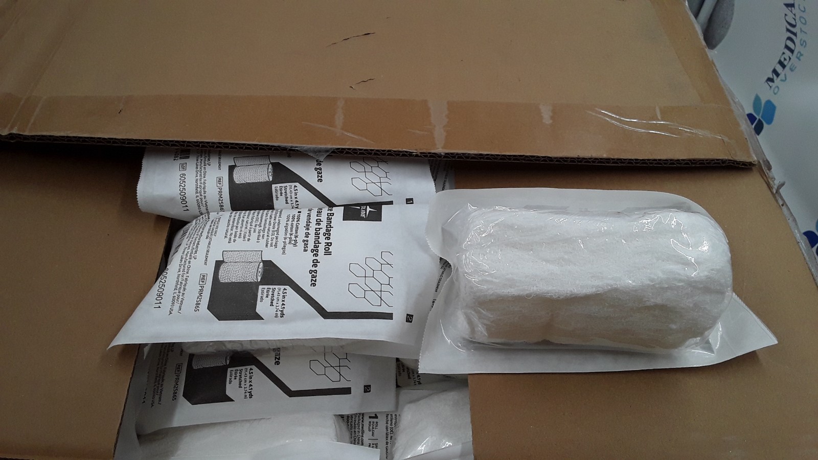 Medline Gauze Bandage Roll 4.5inx4.1yds REF PRM25865 Case of 100