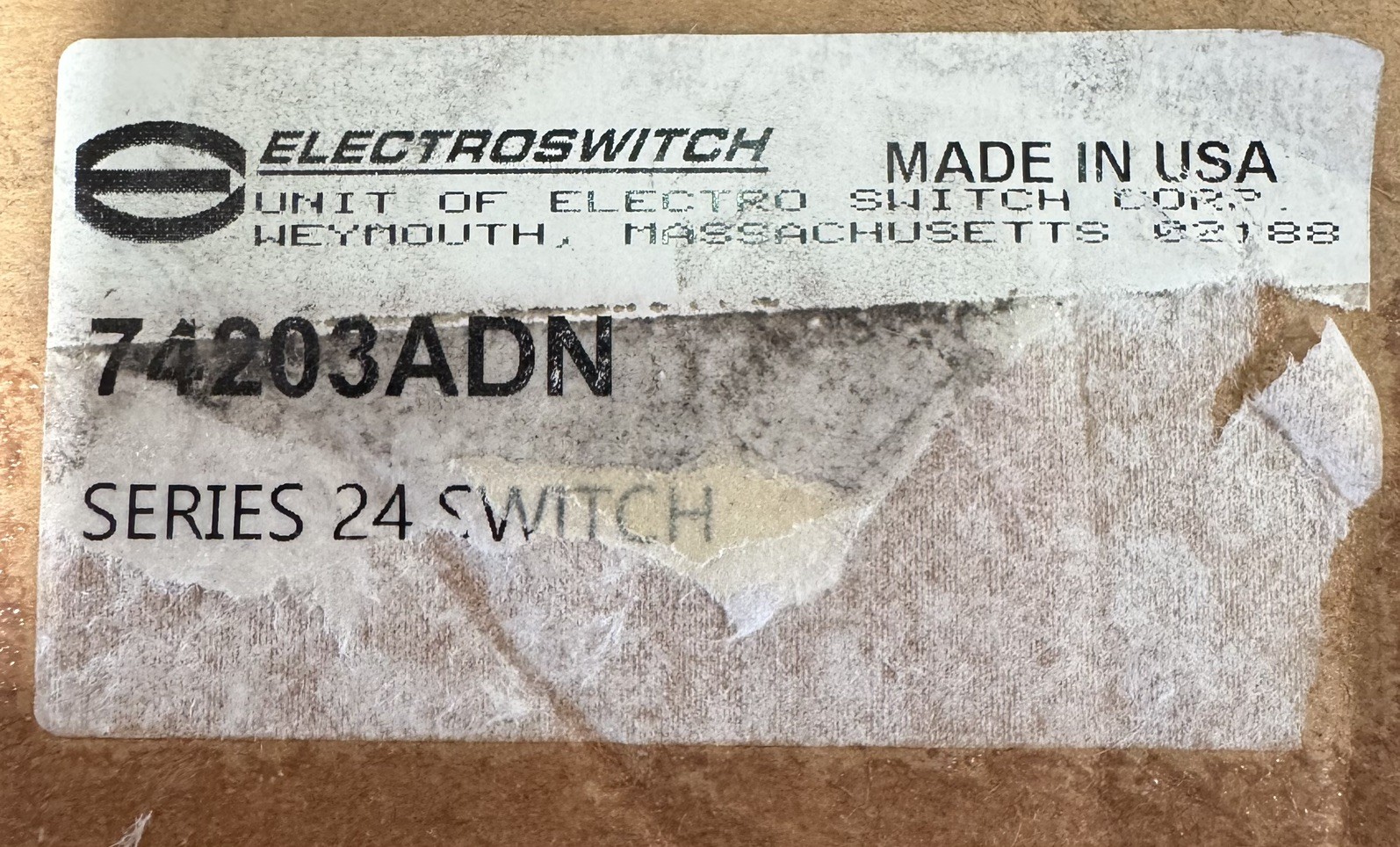 Electroswitch 74203A