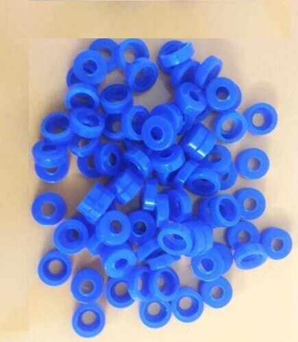 Laparoscopic High Quality Silicon Plastic Trocar Washer Seal Caps 10mm-5mm 250Pc