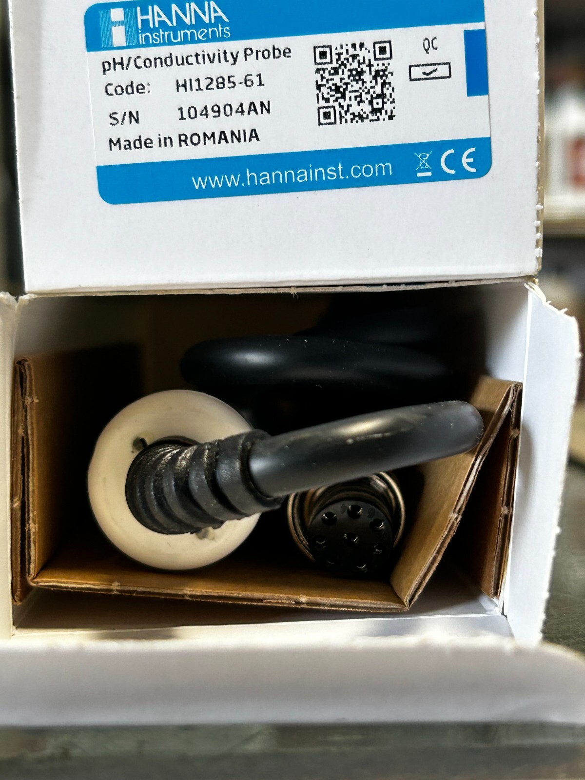 HI1285-61 pH/EC/TDS/Temperature Replacement Probe with CAL Check