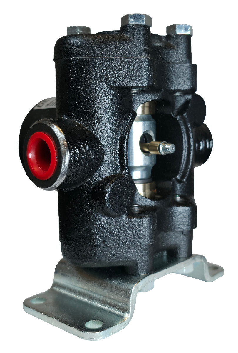 Debro 5330C-RX Piston Pump – Solid Shaft, Buna Cups, Cast Iron Housing