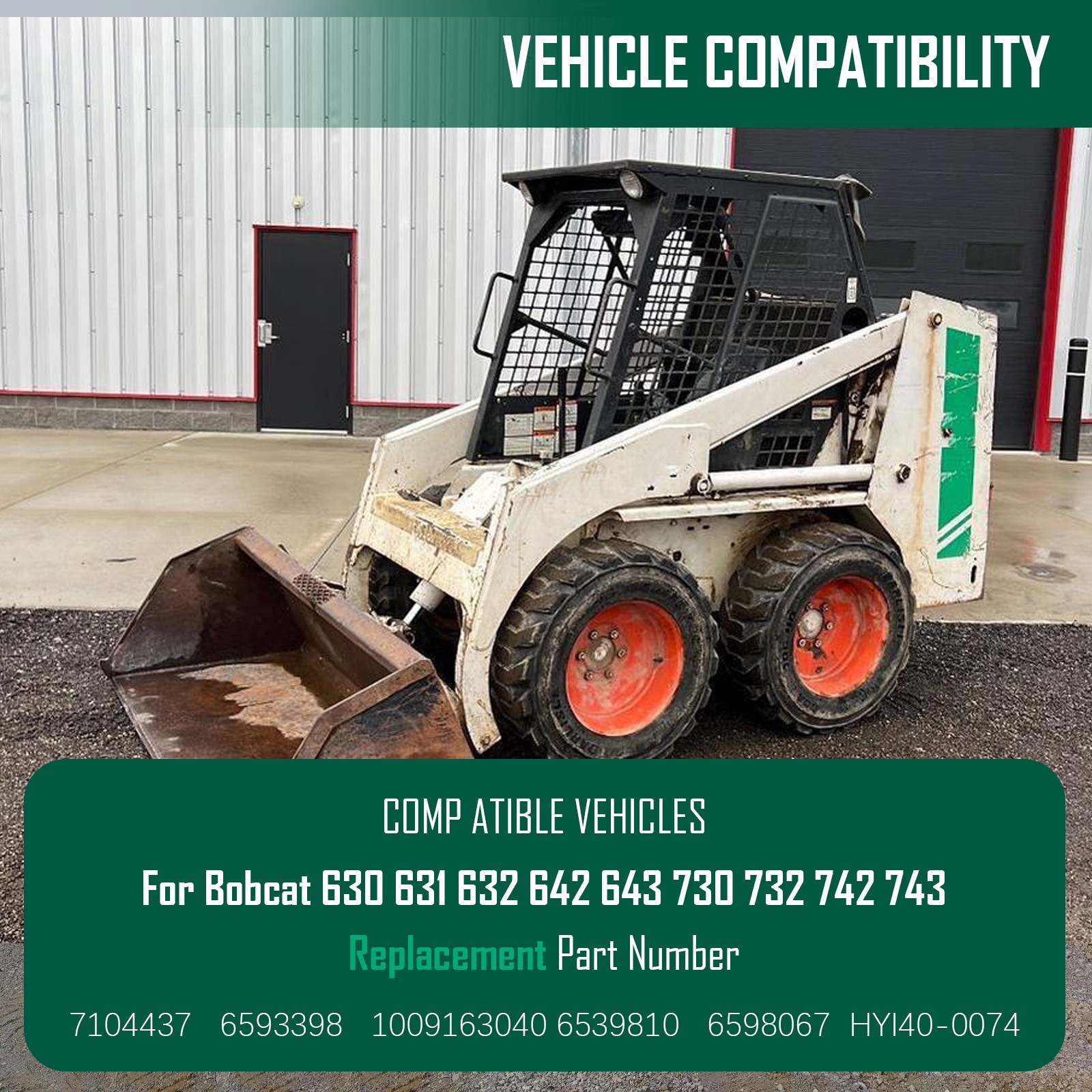 Hydraulic Tilt Cylinder for Bobcat 631 632 641 642 643 645 741 742 743 7104437