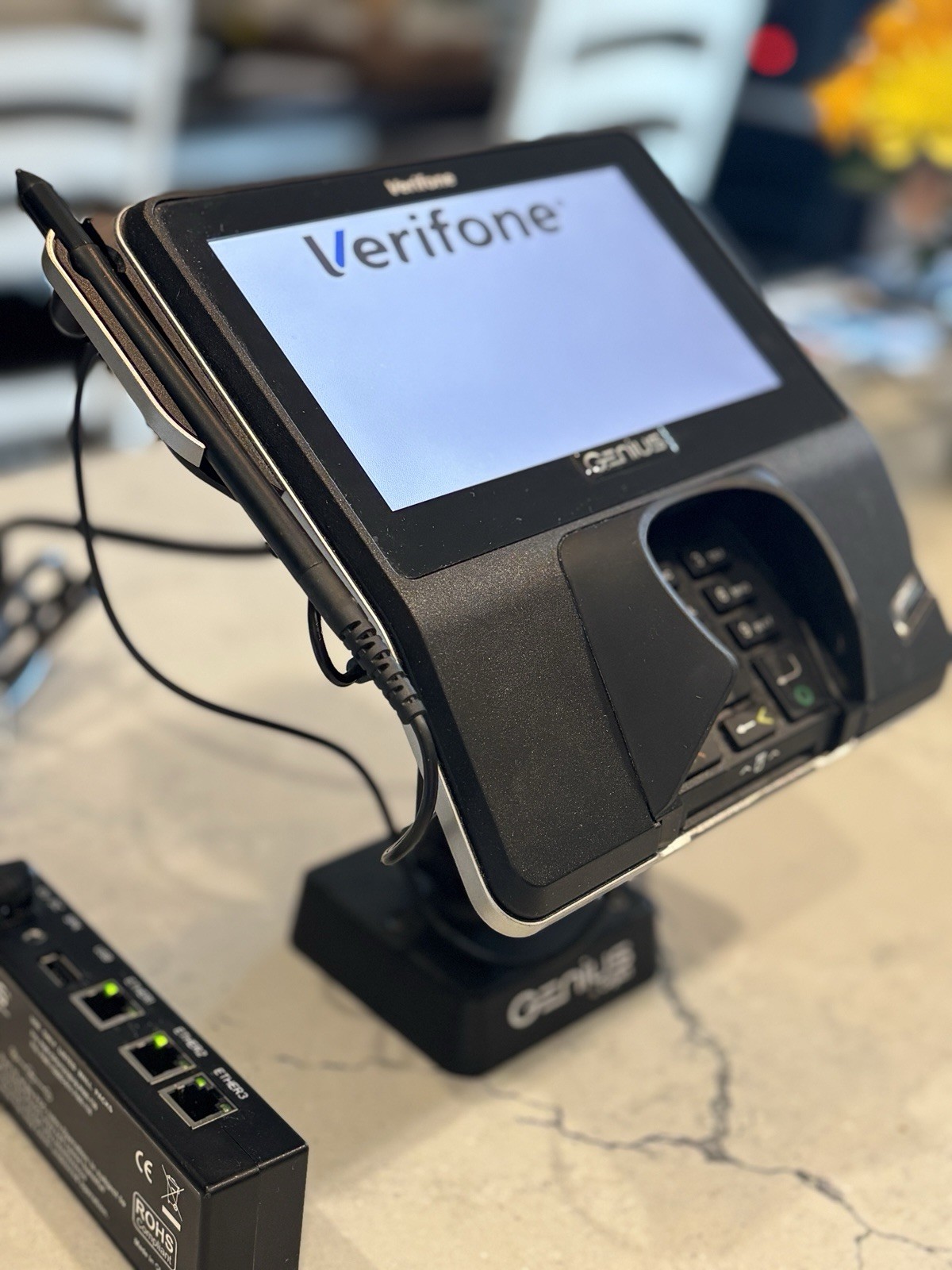Verifone MX925 Genius Customer Engagement POS Payment Terminal ~ Tested Works