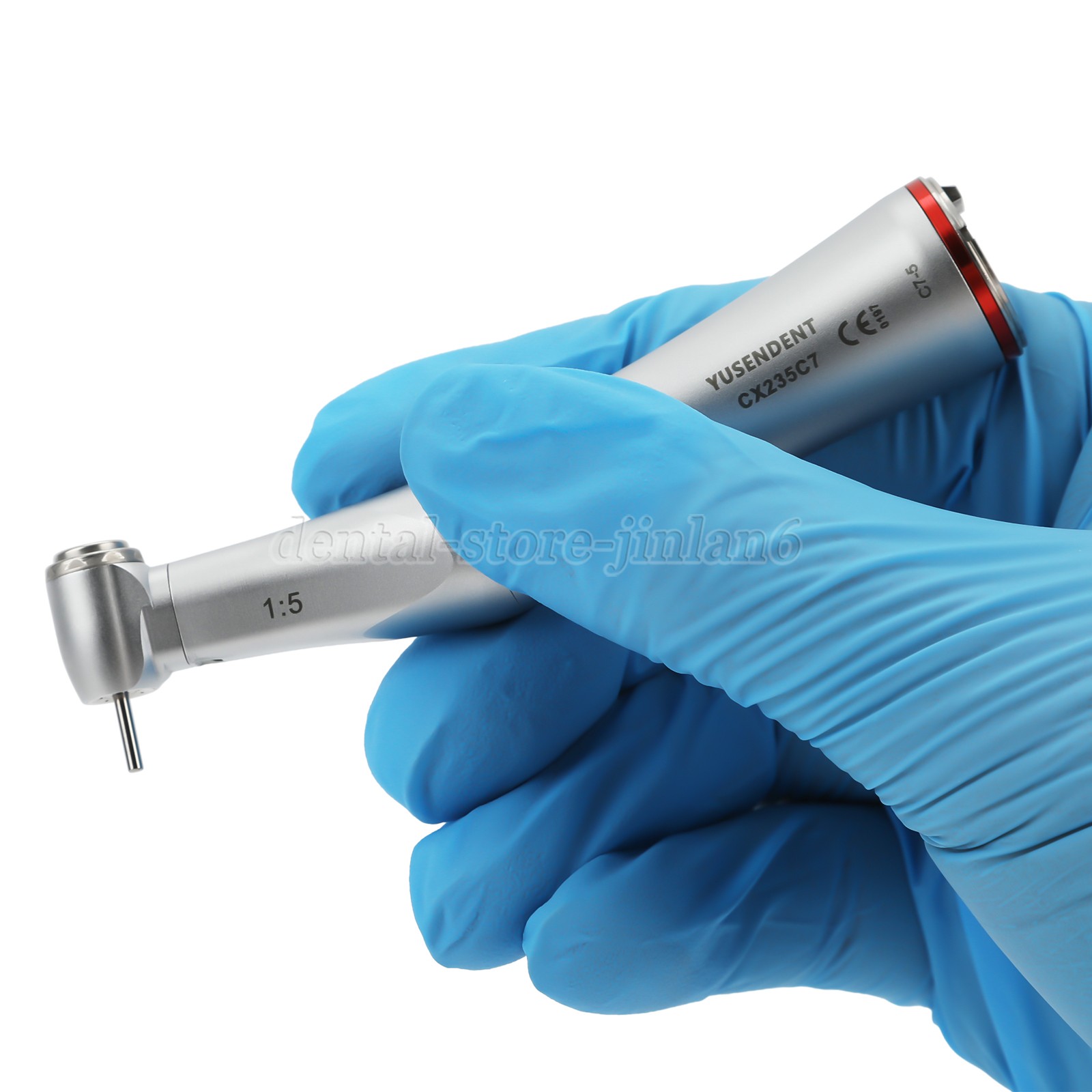 COXO Dental Internal water spray 1:5 Increasing LED Optic Fiber Contra Angle