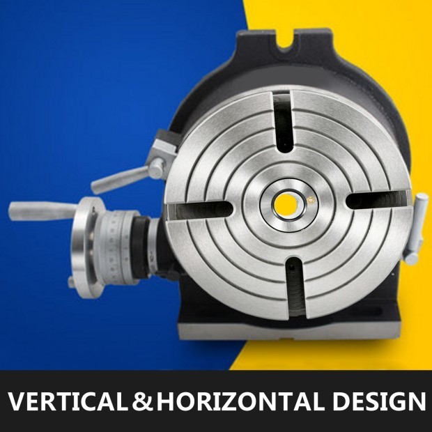 VEVOR HV8 Rotary Table – Horizontal/Vertical, 3MT for Milling & Drilling