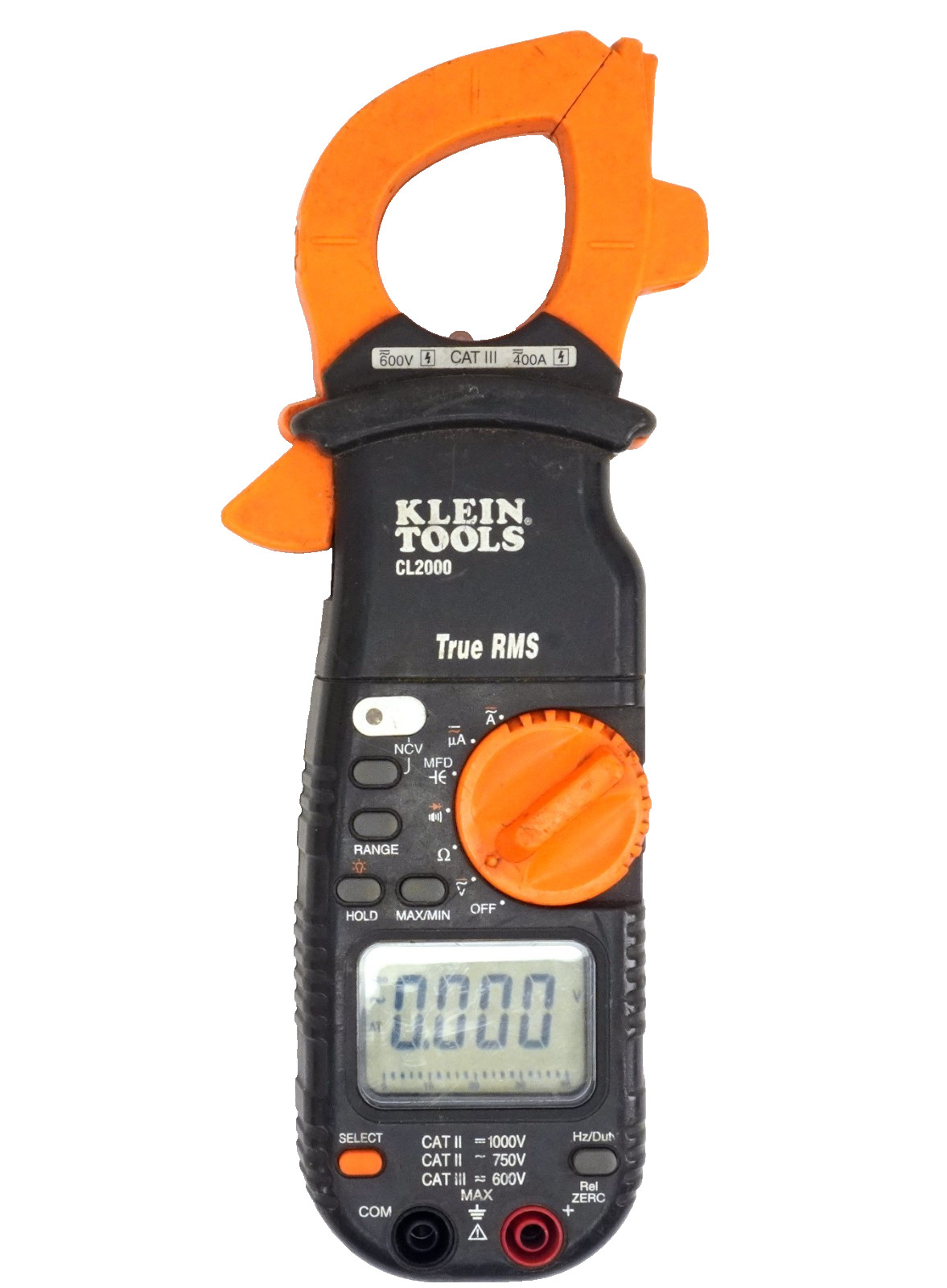 Klein Tools CL2000 True RMS 400A AC/DC Digital Clamp Meter Tested/Working Lot B