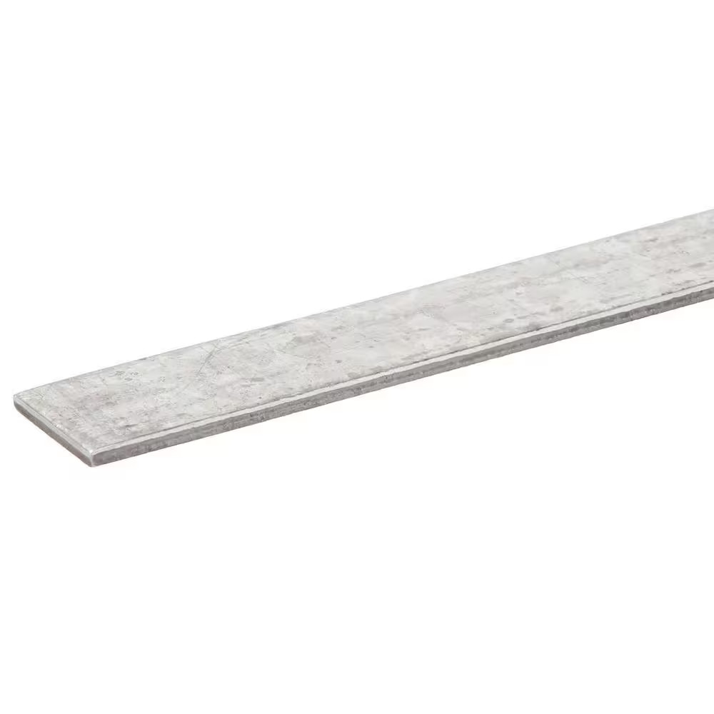 3/4 In. X 4 Ft. – 12 Gauge Thick Zinc Plated Steel Flat Bar