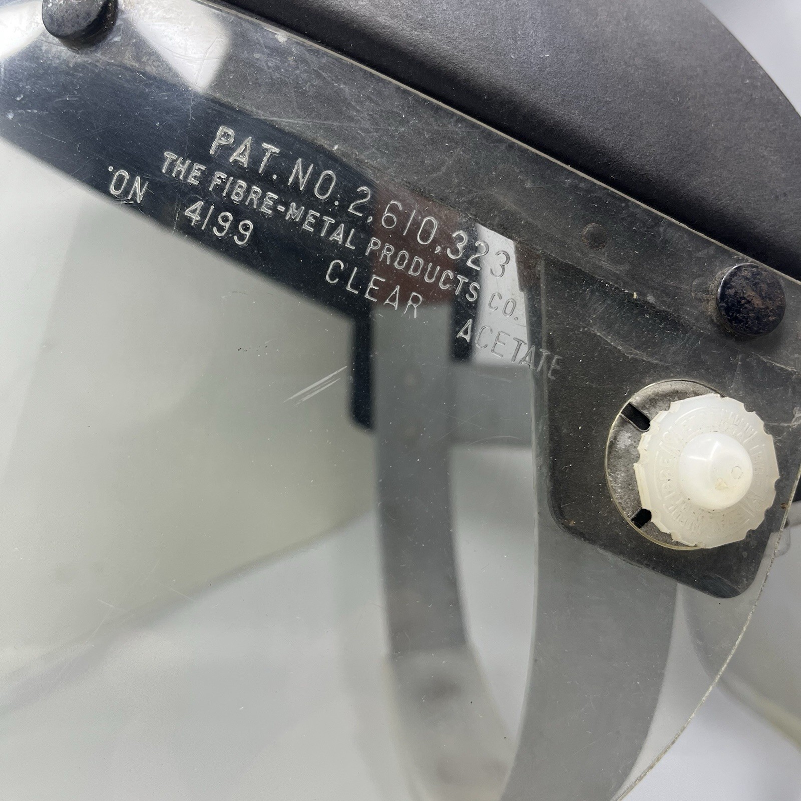 Fibre-Metal Industrial Clear Face Shield w/ Headgear – Clear Acetate 4199