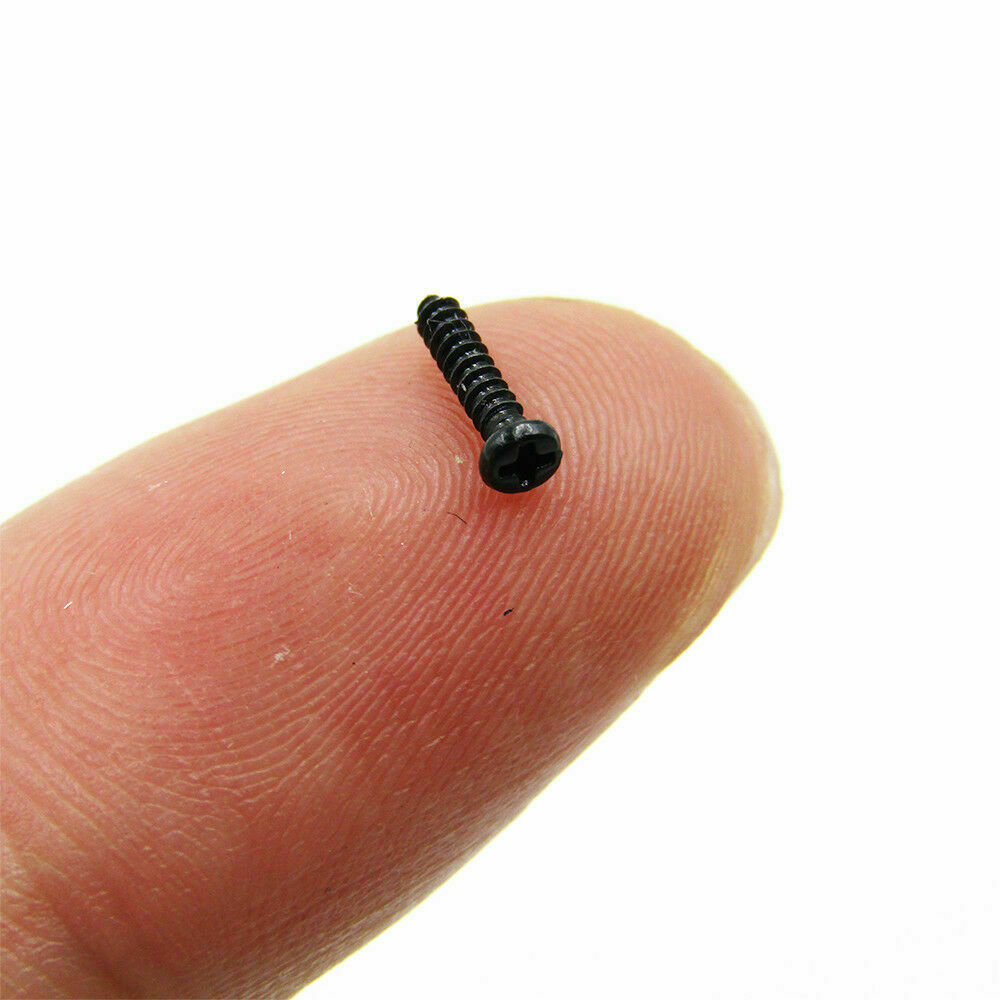 Black Self Tapping Screw Phillips Pan Head Small Micro M1,M1.2,M1.4,M1.5,M1.7