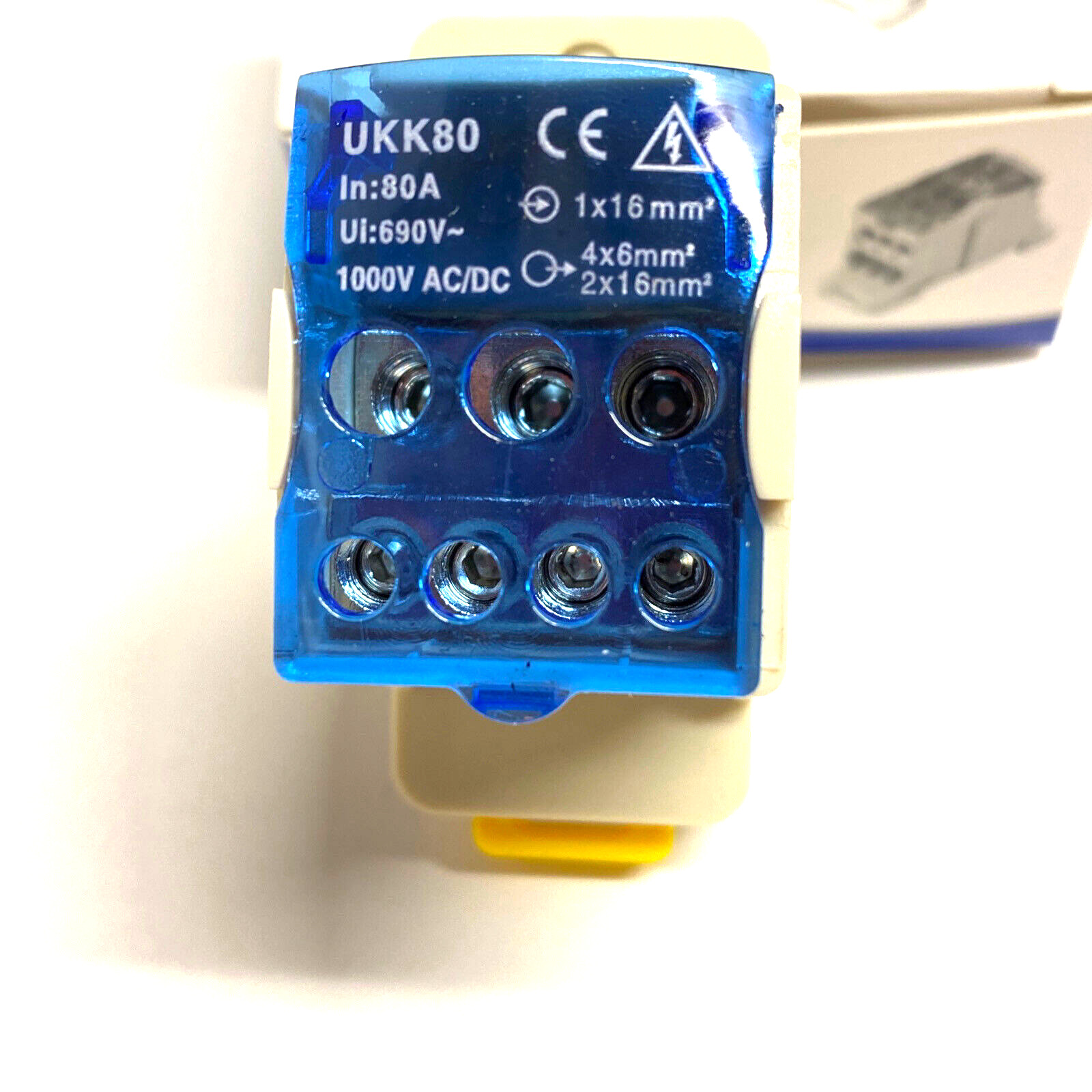 Power Junction Box Distribution Terminal Block Connector DIN Rail 80A OH SELLER