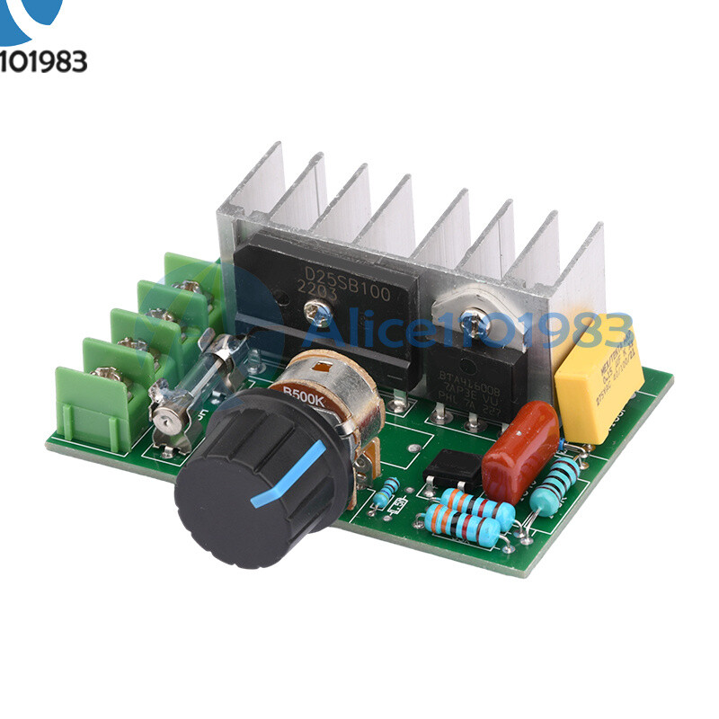 AC 220V to DC 10-210V 20A PWM Motor Speed Controller Governor Voltage Regulator