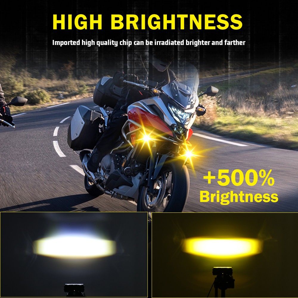 2x 4» LED Work Light Bar Spot Flood Pods Off Road Truck Fog Lights Yellow White