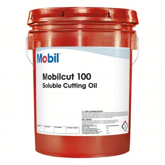 Mobilcut 100 Soluble Cutting Fluid – 5 Gallon Pail