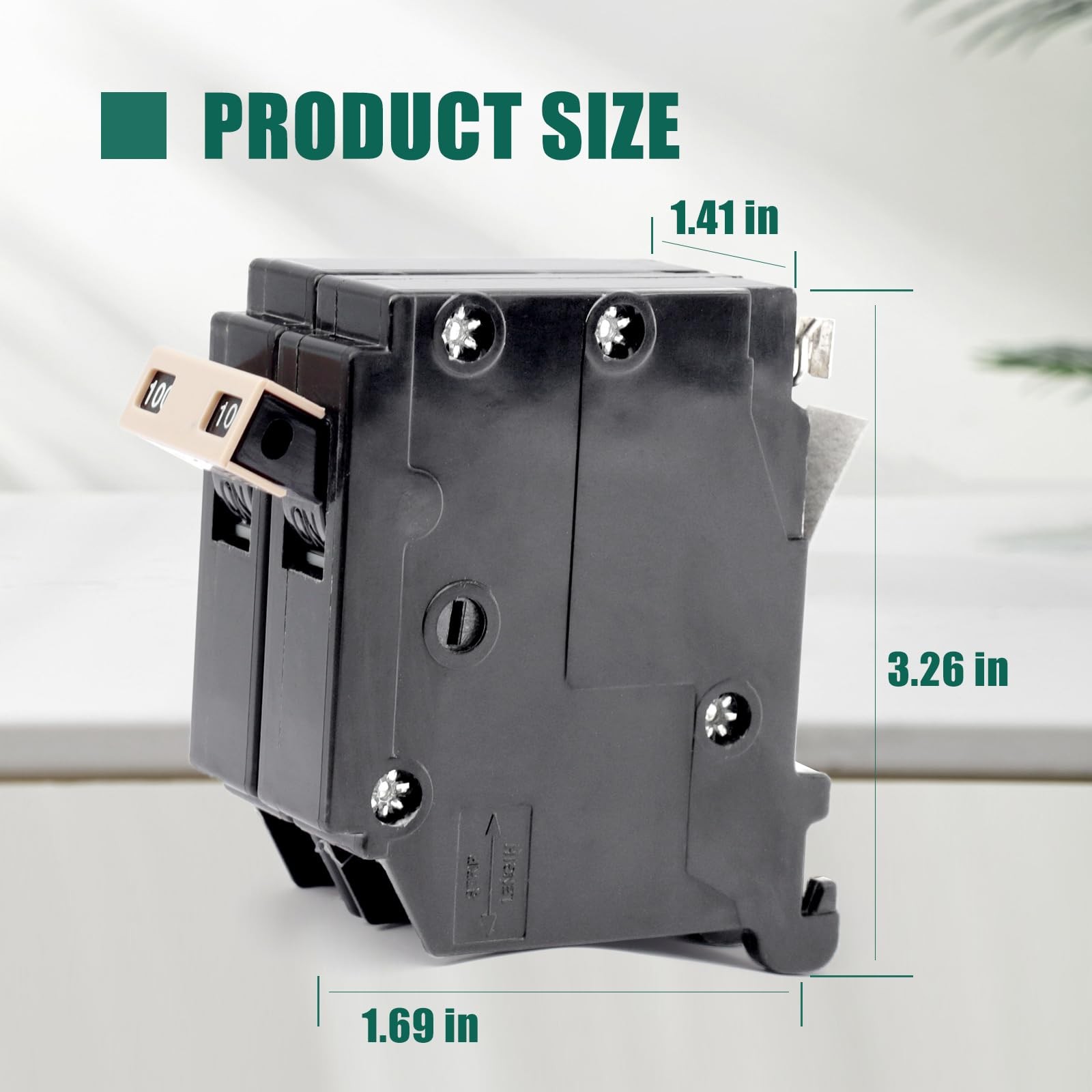 Upgrade 2100 2 Pole 100 Amp Circuit Breaker Replacement for Cutler Hammer Load C