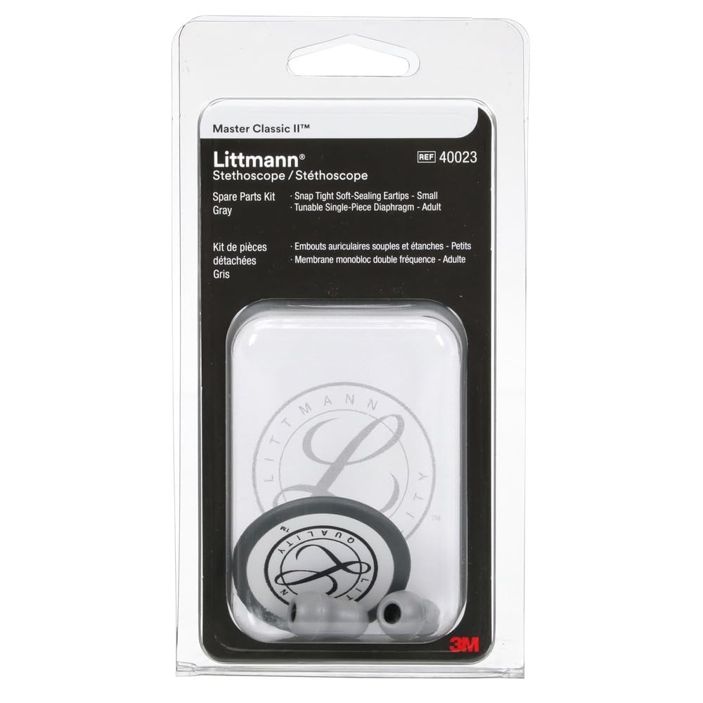 Littmann Stethoscope Spare Parts Kit Gray for Master Classic II 40023