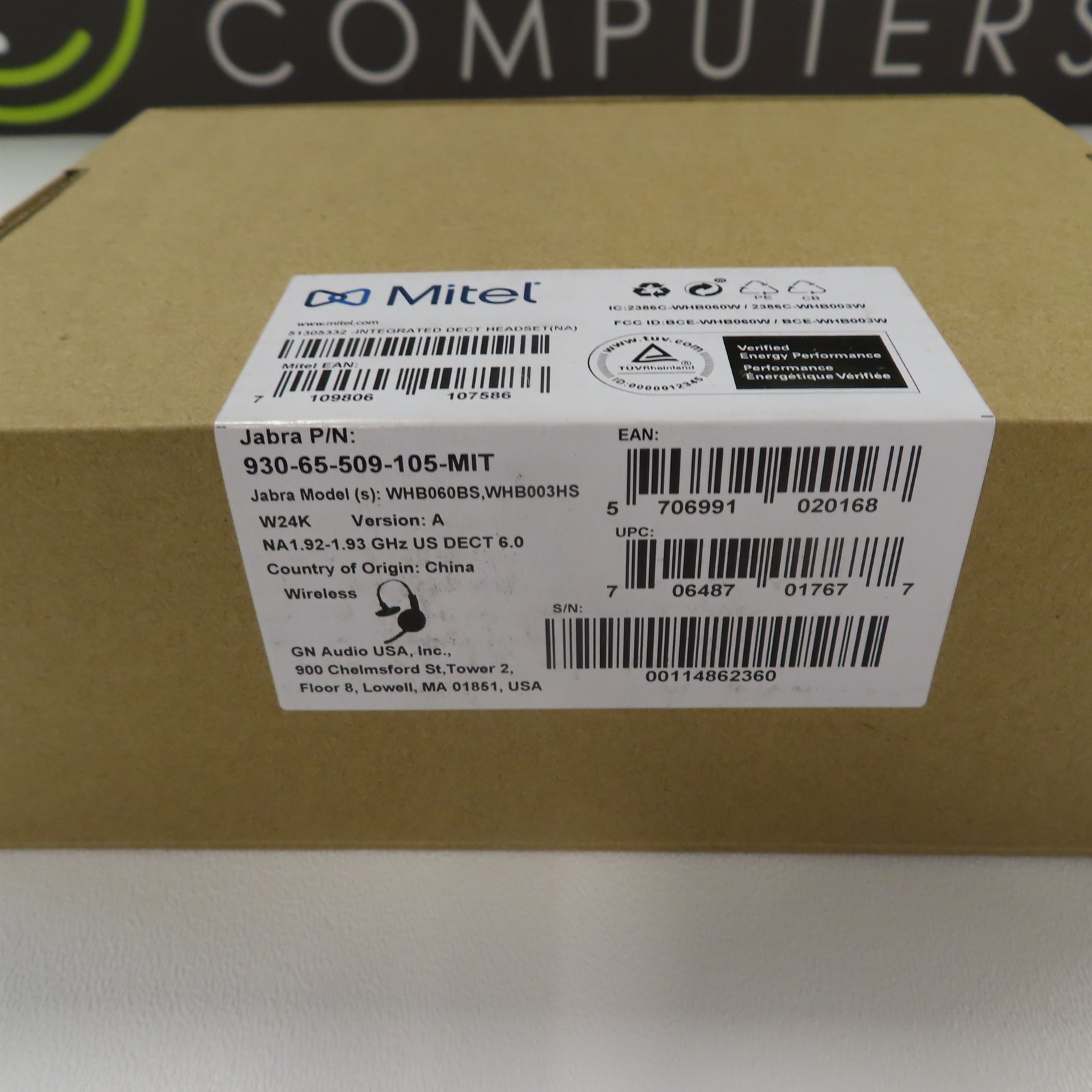 Mitel MiVoice Integrated DECT Headset 6930 & 6940 51305332 930-65-509-105-MIT