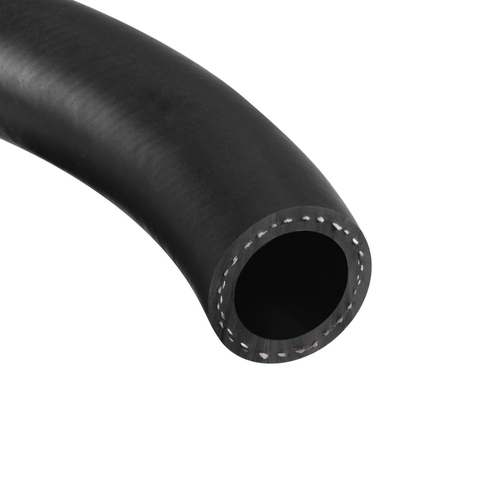 1″ ID Fuel Line Hose 1 1/2″ OD 2ft Black Rubber Oil Hose Tubing for Fuel System